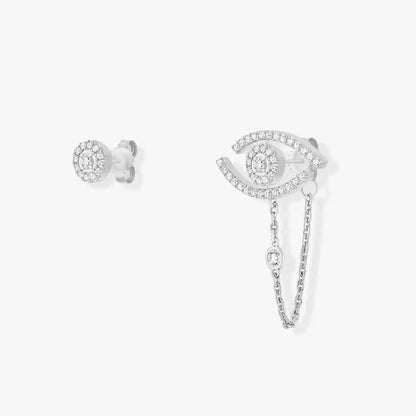 [AURORA]Lucky Eye Diamond Earrings