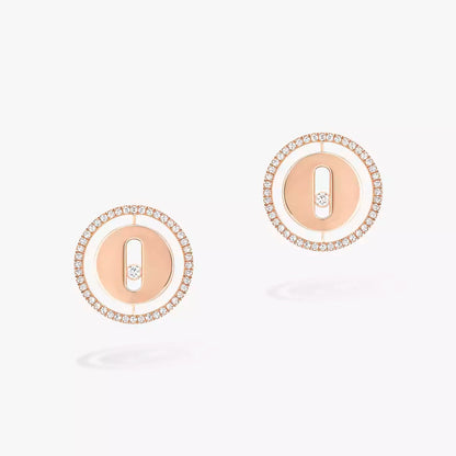 [AURORA]Lucky Move Diamond Earrings