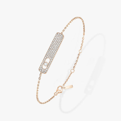 [AURORA]MOVE CLASSIQUE DIAMOND PAVED BRACELET