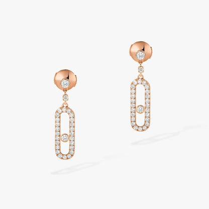 [AURORA]DORMEUSES MOVE UNO DIAMOND EARRINGS