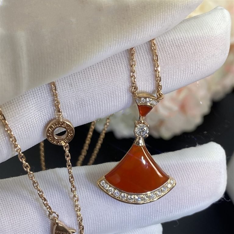 [Aurora]DREAM NECKLACE CARNELIAN DIAMOND