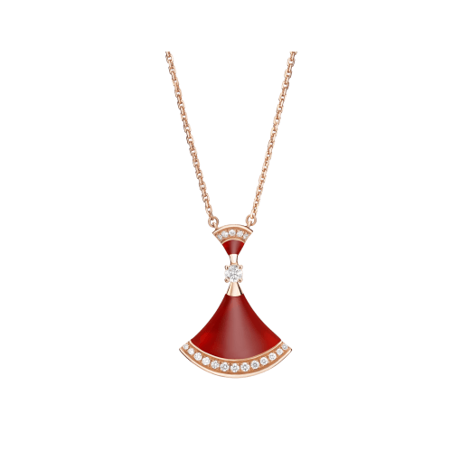 [Aurora]DREAM NECKLACE CARNELIAN DIAMOND