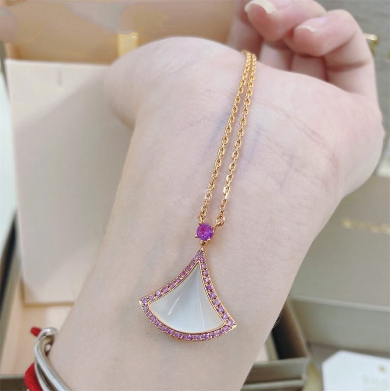 [AURORA]DREAM HALSKETTE MOP DIAMOND PINK