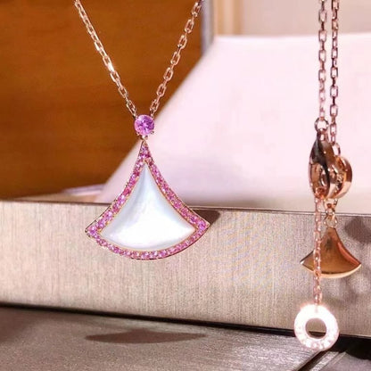 [AURORA]DREAM HALSKETTE MOP DIAMOND PINK