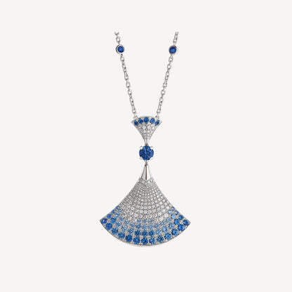[Aurora]DREAM NECKLACE AGATE SILVER DIAMOND