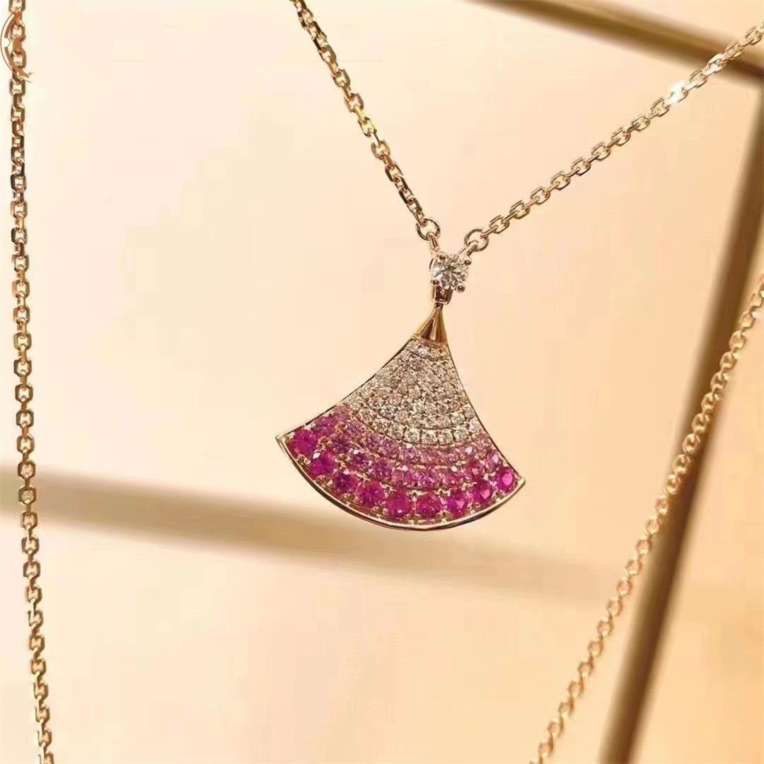 [AURORA]DREAM HALSKETTE ROSA GOLD ROSA DIAMANT