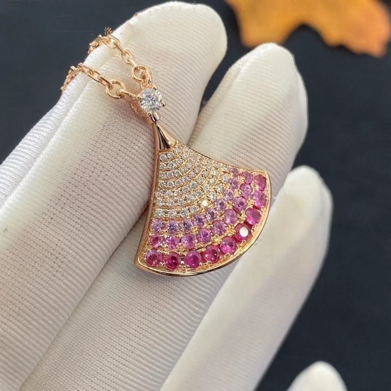 [AURORA]DREAM HALSKETTE ROSA GOLD ROSA DIAMANT