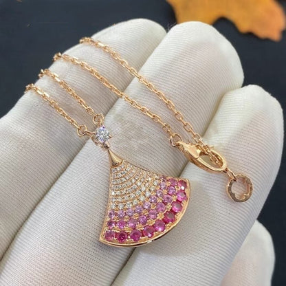 [AURORA]DREAM HALSKETTE ROSA GOLD ROSA DIAMANT