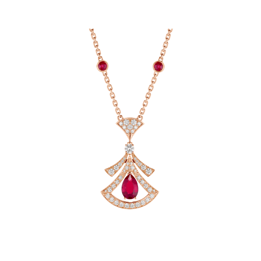 [AURORA]DREAM HALSKETTE KARNEOL DIAMANT ROTGOLD