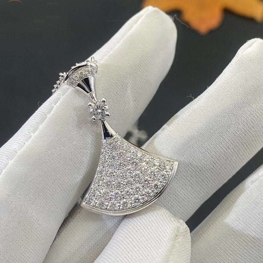 [Aurora]DREAM NECKLACE SILVER FULL DIAMOND