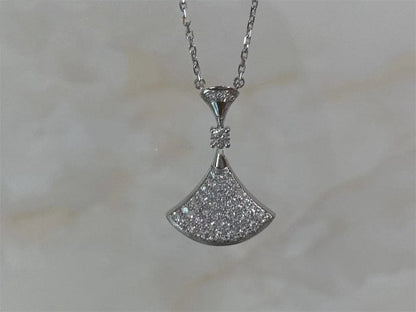 [AURORA]DREAM HALSKETTE SILBER VOLLER DIAMANT