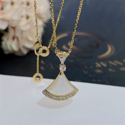 [Aurora]DREAM NECKLACE MOP GOLD DIAMOND