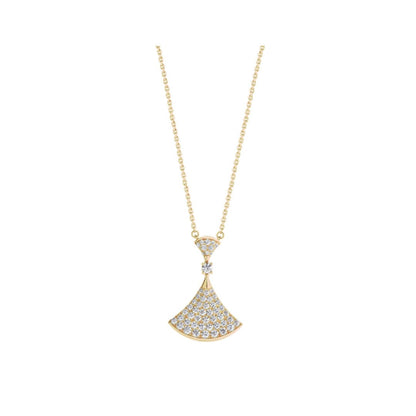 [Aurora]DREAM NECKLACE GOLD FULL DIAMOND