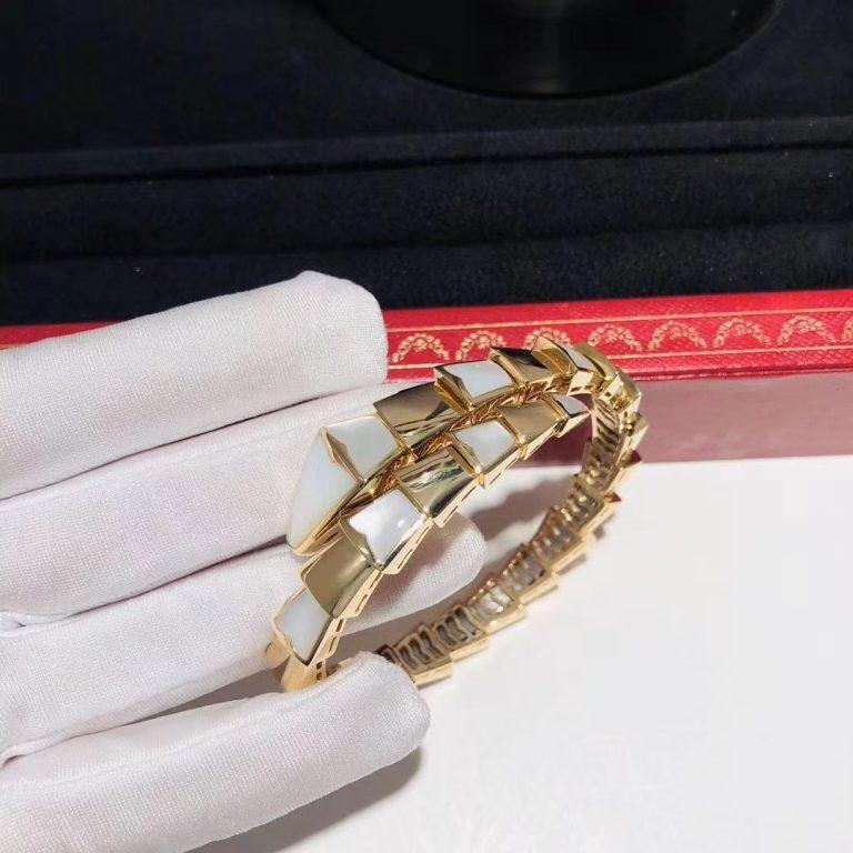 [AURORA]SERPENTI BRACELET MOP GOLD