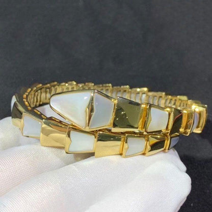 [AURORA]SERPENTI BRACELET MOP GOLD