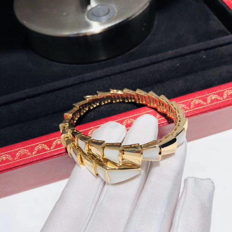 [AURORA]SERPENTI BRACELET MOP GOLD