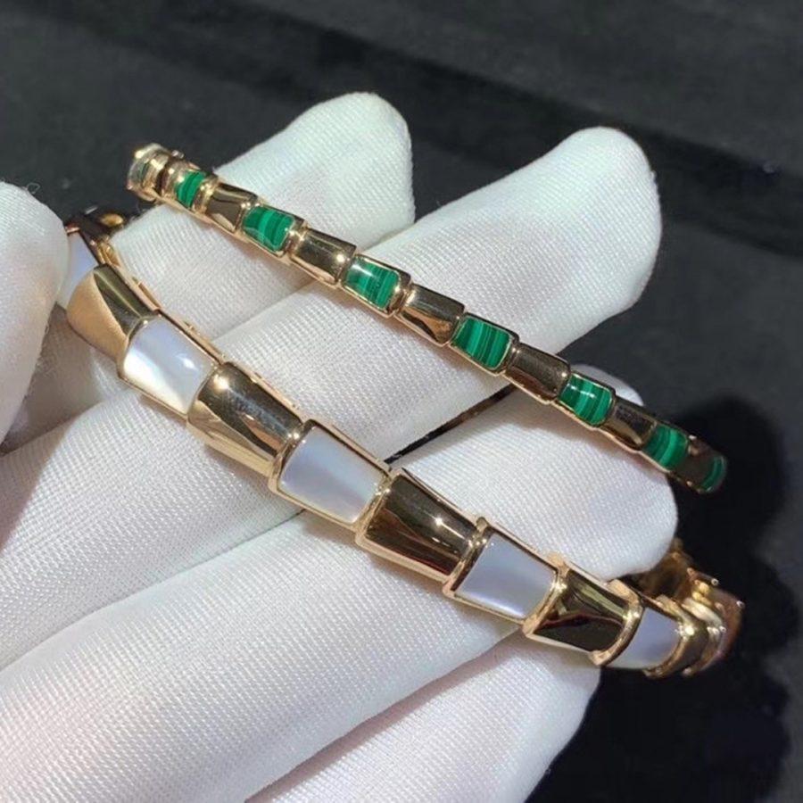 [Aurora]SERPENTI BRACELET PINK GOLD MOP