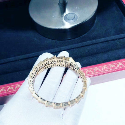 [AURORA]SERPENTI BRACELET 8MM PINK GOLD DIAMOND