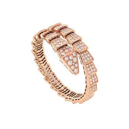 [AURORA]SERPENTI BRACELET 8MM PINK GOLD DIAMOND