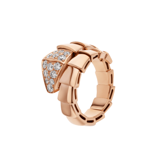 [Aurora]SERPENTI RING PINK GOLD DIAMOND