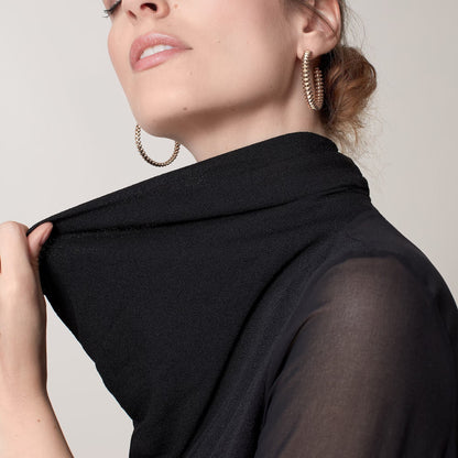 [AURORA]CLASH HOOP LARGE EARRINGS