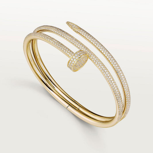 [AURORA]JUSTE ARMBAND 3,5 MM ZWEIREIHIG DIAMANT