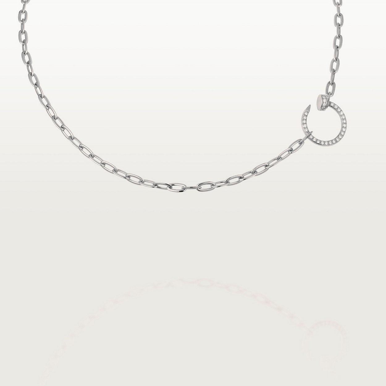 [AURORA]JUSTE NECKLACE FULL DIAMONDS