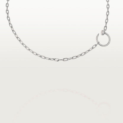 [AURORA]JUSTE NECKLACE FULL DIAMONDS