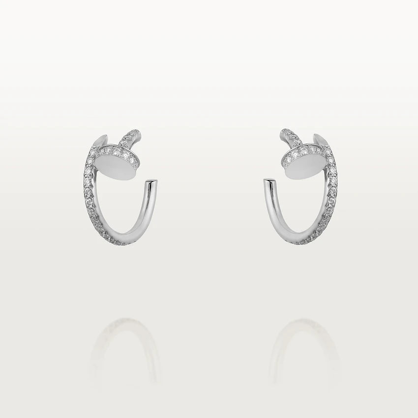 [Aurora]JUSTE EARRINGS 12.75MM SILVER DIAMOND