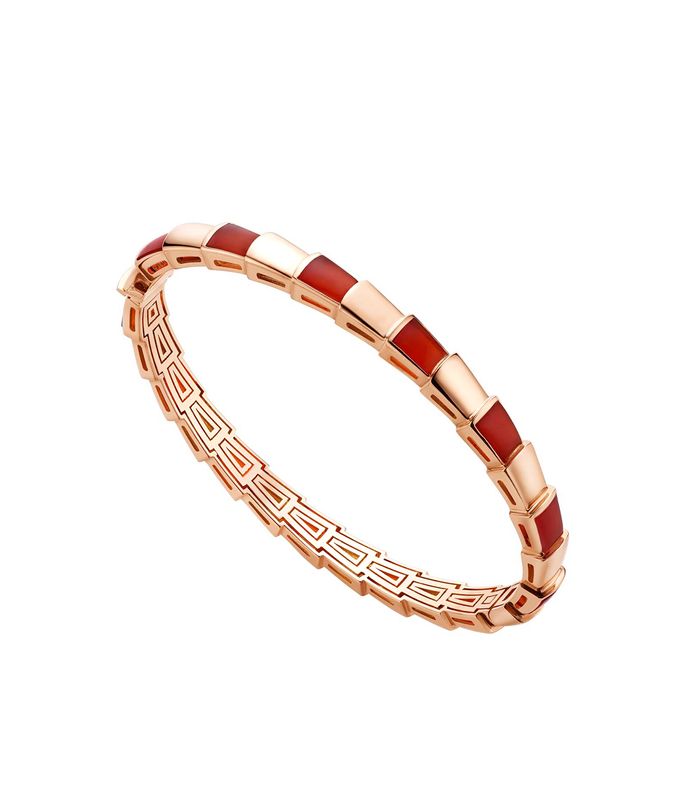 [AURORA]SERPENTI BRACELET PINK GOLD RUBELLITE