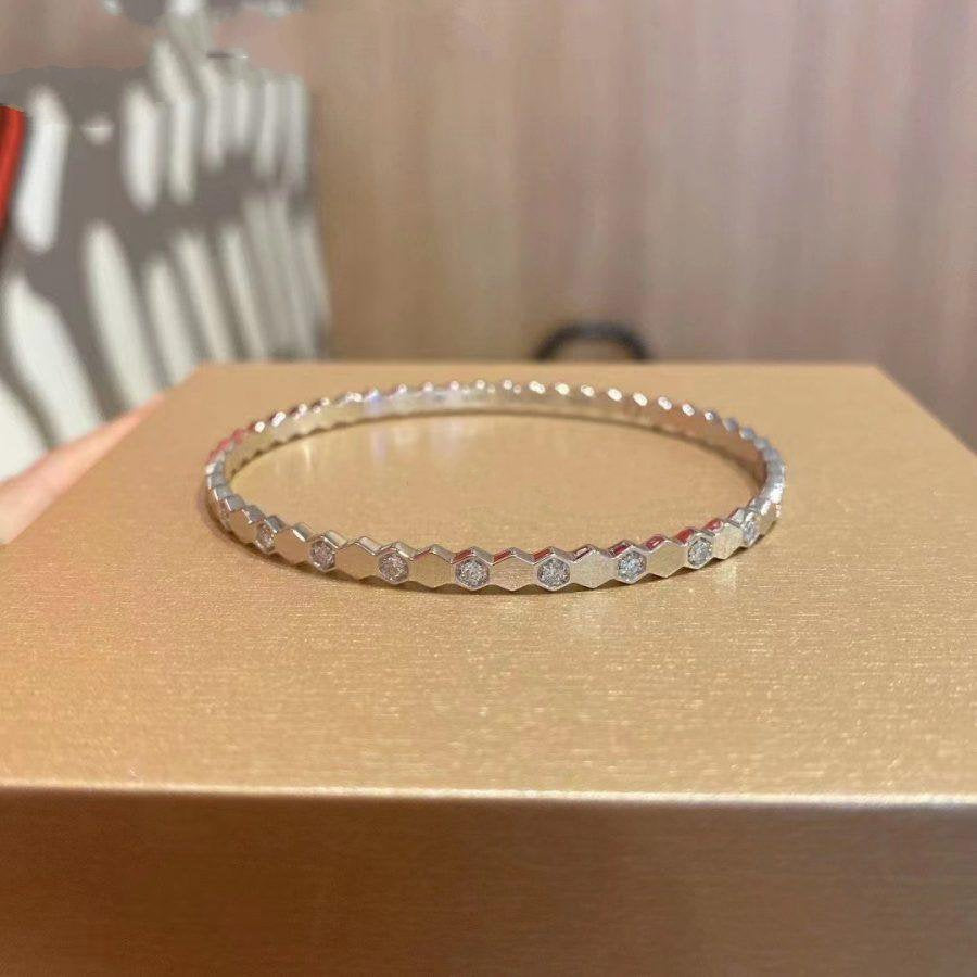 [Aurora]BEE LOVE SILVER DIAMOND BRACELET