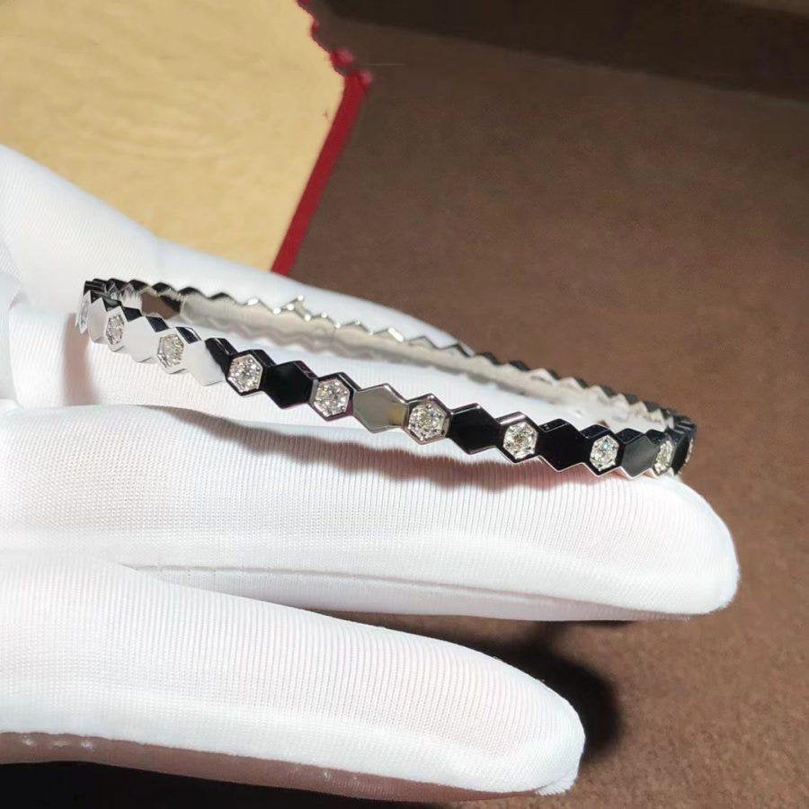 [Aurora]BEE LOVE SILVER DIAMOND BRACELET