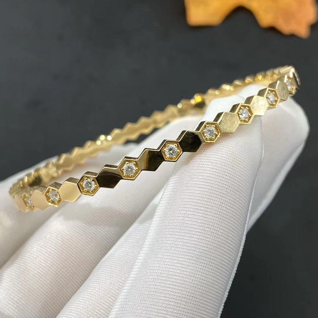 [AURORA]BEE LOVE GOLD DIAMANTARMBAND 