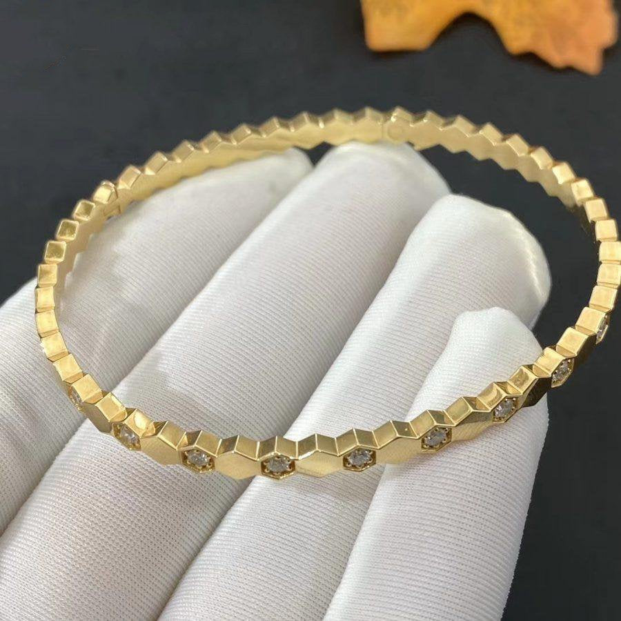 [AURORA]BEE LOVE GOLD DIAMANTARMBAND 