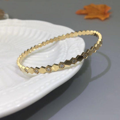[AURORA]BEE LOVE GOLD DIAMANTARMBAND 