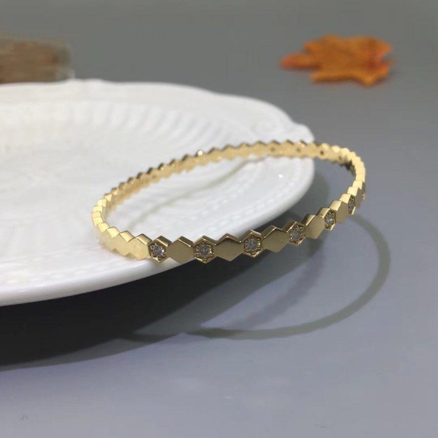 [AURORA]BEE LOVE GOLD DIAMANTARMBAND 