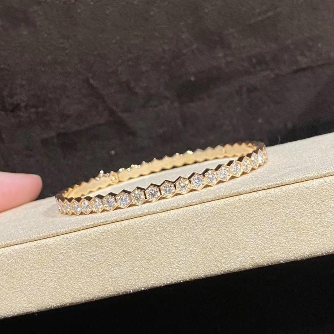 [Aurora]BEE LOVE GOLD BRACELET FULL DIAMOND