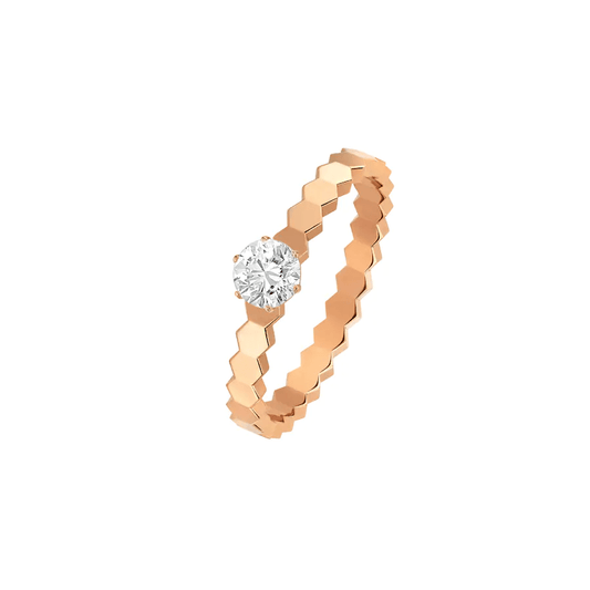 [Aurora]BEE LOVE RING PINK GOLD 1 DIAMOND
