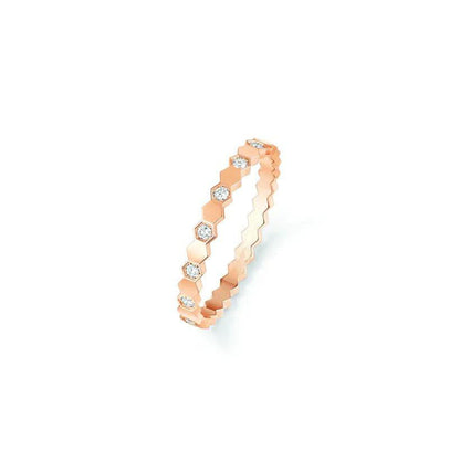 [AURORA] BEE LOVE RING ROTGOLD DIAMANT