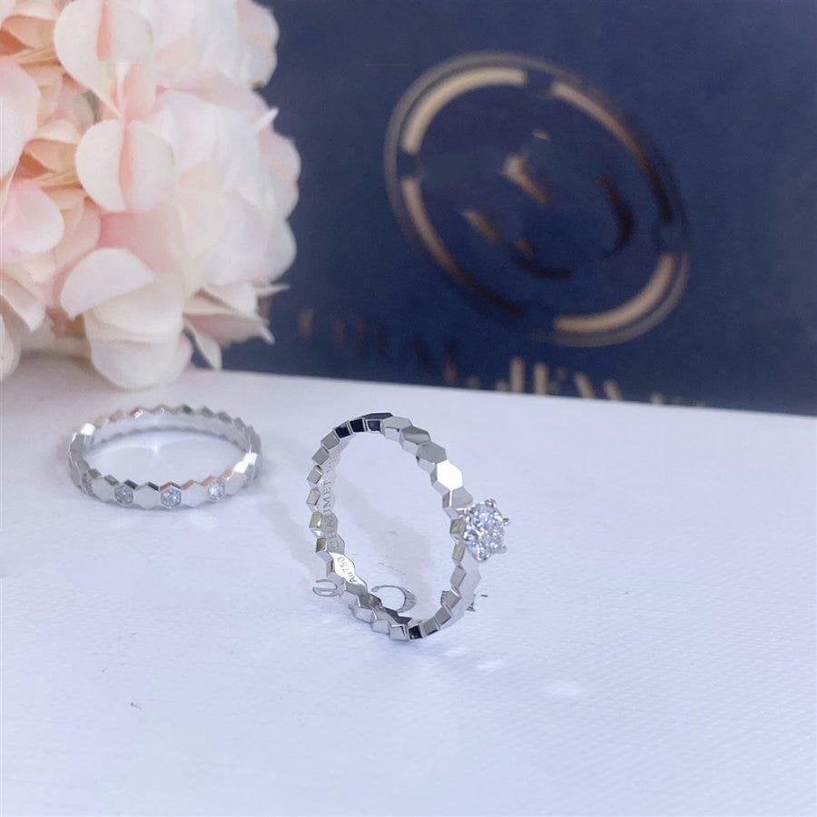 [AURORA] BIENENLIEBESRING SILBER 1 DIAMANT