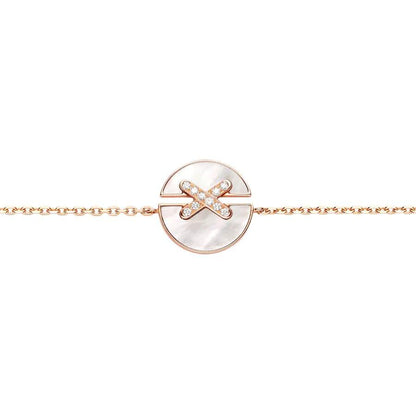 [Aurora]JEUX DE BRACELET MOP PINK GOLD DIAMONDS