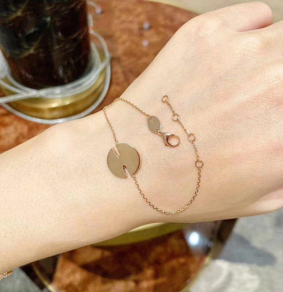 [Aurora]JEUX DE BRACELET MOP PINK GOLD DIAMONDS