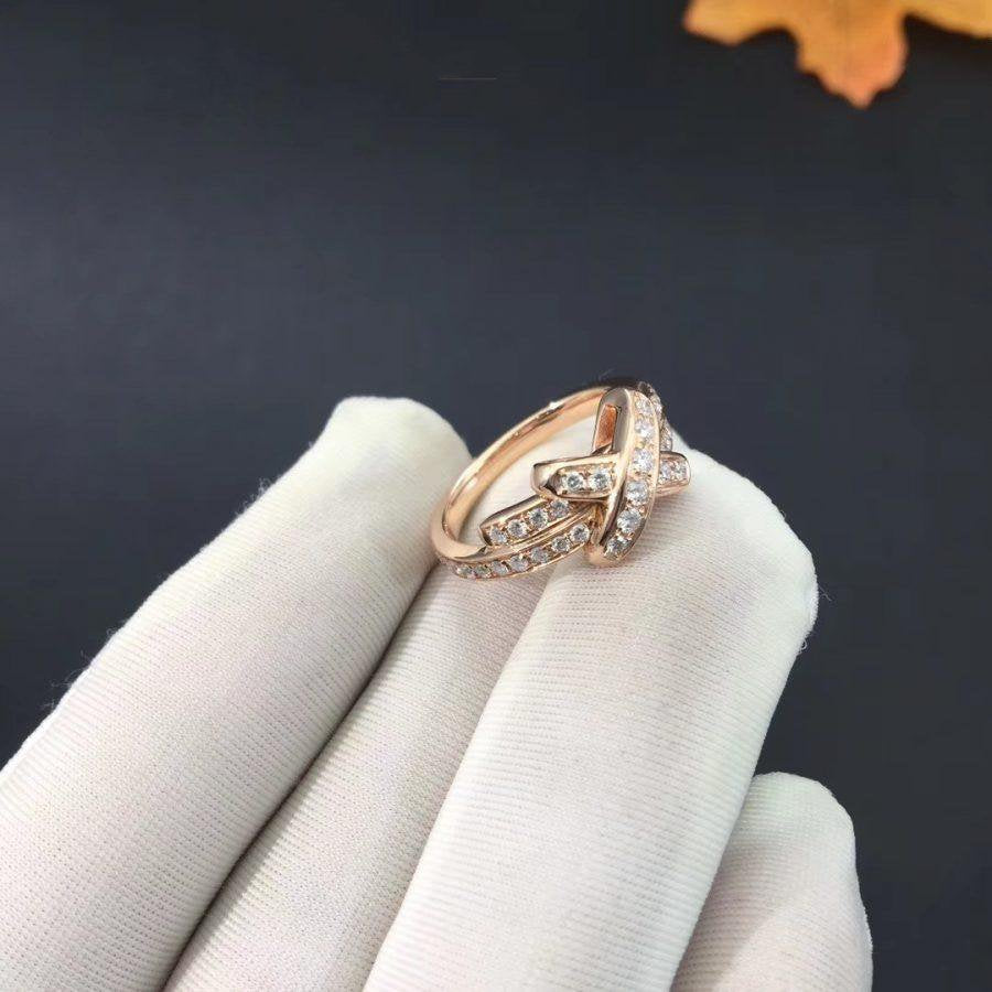 [Aurora]JEUX DE RING PINK GOLD DIAMOND