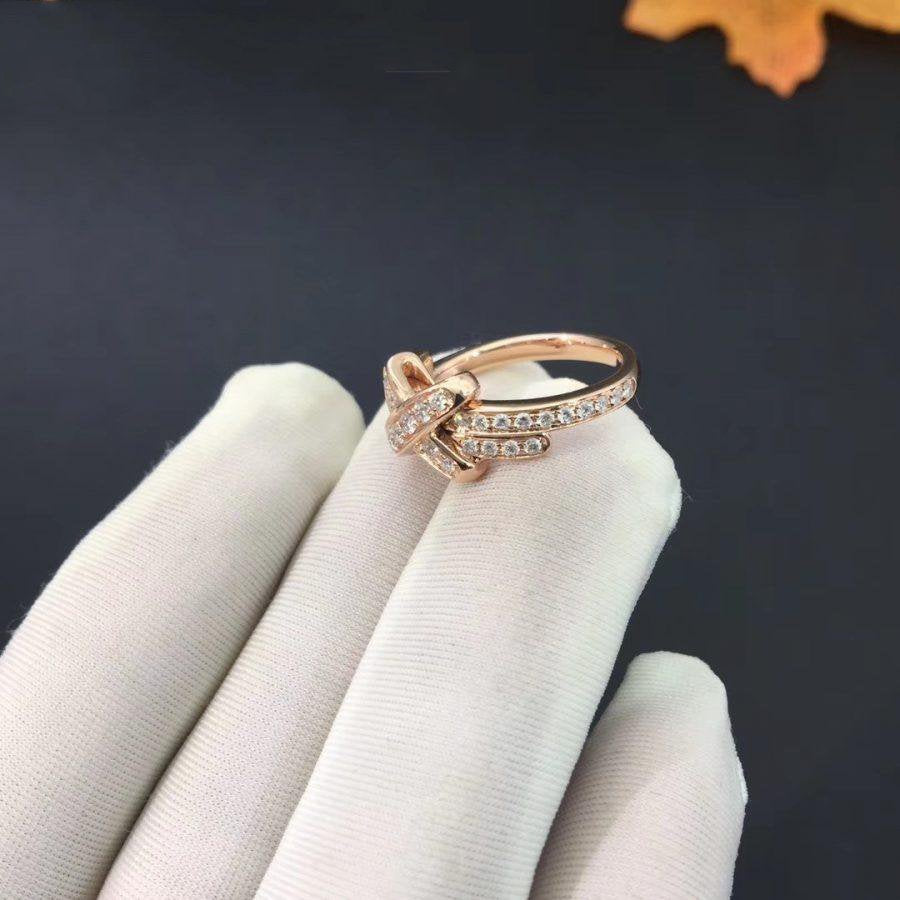 [Aurora]JEUX DE RING PINK GOLD DIAMOND