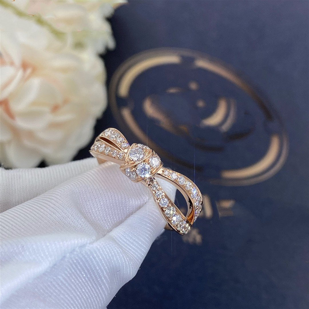 [Aurora]LIENS PINK GOLD DIAMOND RING