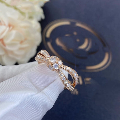 [Aurora]LIENS PINK GOLD DIAMOND RING