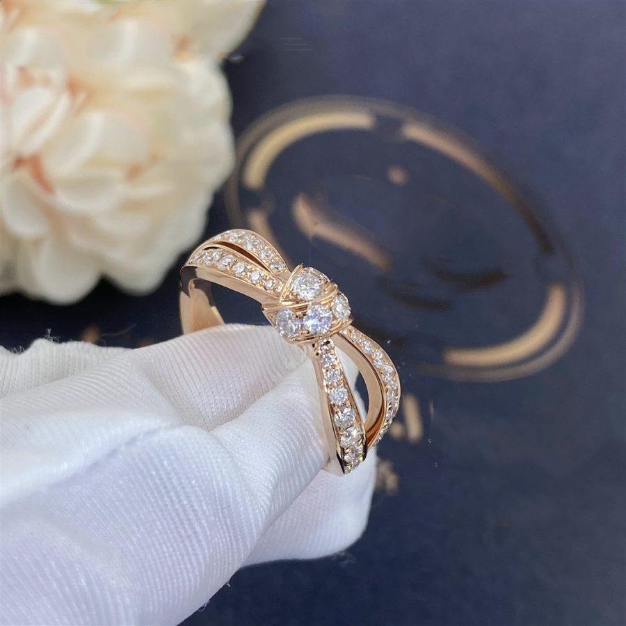 [Aurora]LIENS PINK GOLD DIAMOND RING
