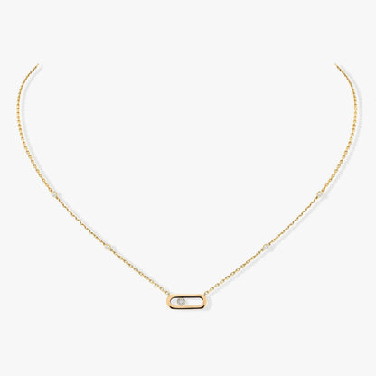 [AURORA]MOVE UNO DIAMOND NECKLACE