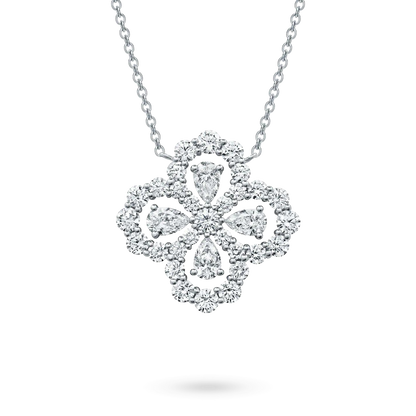 [AURORA] LOOP HALSKETTE VOLLMOTIV DIAMANT 16MM MEHRERE FARBEN