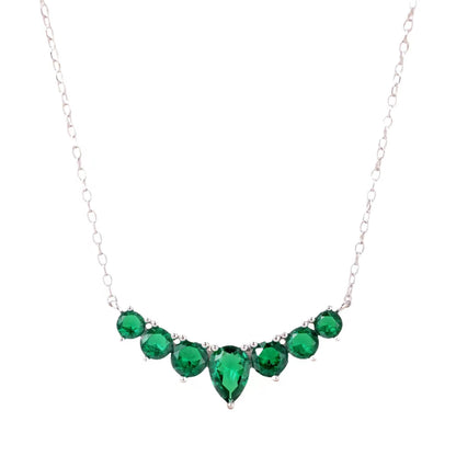 [Aurora]Dainty Colorful Heart Necklace